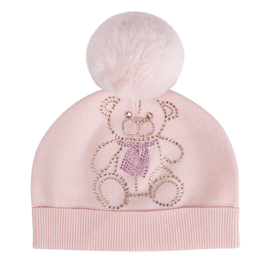 A'Dee Teddy Hat Pink